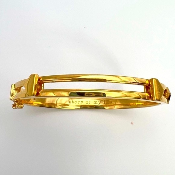 Stella and Dot Keepsake Slider Charm Bangle - Gold - Picture 11 of 12